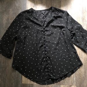 Torrid | Black Button Down Georgette Top